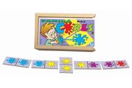 Jogo de Dominó Infantil das Cores Jogo de Dominó Infantil das Cores