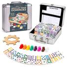 Jogo de Dominó Mexican Train Playbees Double 12 com 91 Peças