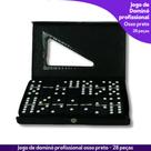 Jogo De Domino Profissional De Osso Preto Kaftor