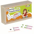 Jogo de Dominó Tradicional MDF 28 Pç Diversão Raciocinio