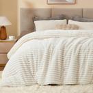 Jogo de Edredom Queen Oversized BEDELITE Branco Creme Quente
