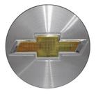 Jogo De Emblemas Gm Aluminio Escovado 51mm