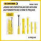 Jogo de espatulas de nylon automotivas com 5 pecas