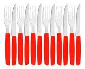 Jogo De Faca E Garfo De Mesa Cozinha Churrasco Inox 12pç Jogo De Faca E Garfo De Mesa Cozinha Churrasco Inox 12pç