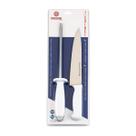 Jogo de Faca para Churrasco com Chaira Masterline Mundial 2 Peças Branco 7800-2FC