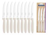 Jogo De Faca Serra Tramontina Cozinha Churrasco Inox 10pçs