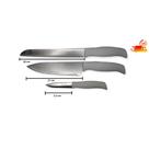 Jogo De Facas 3 Peças Couper Cortes De Cozinha - Wellmix