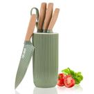 Jogo de Facas de Cozinha RETROSOHOO 6 Peças Verde em Aço Inoxidável