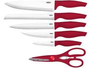 Jogo de Facas Inox 6 Peças Vermelho Brinox Jogo de Facas Inox 6 Peças Vermelho Brinox