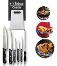 Jogo De Facas Inox Profissional Gourmet Churrasco Cozinha7pc