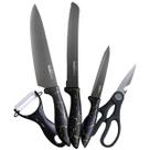 Jogo De Facas Kit Com 5 Peças Para Chef Cozinha Aço Inoxidável Gourmet Top