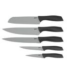 Jogo de Facas Oster Dunkirk, 5 Peças em Aço Inox, Antiaderente, com Cabos Ergonômicos Alta Performance