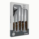 Jogo de Facas Sharp 6 Peças Aço Inox Cabo Mármore - Sumay SM-JTF6-6154