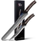 Jogo de Facas SYOKAMI 30 cm para Fatiar e 17 cm para Desossar em Aço de Alto Carbono