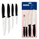 Jogo de Facas Tramontina Kit com 4 peças Conjunto Faca Cozinha Churrasco