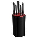 Jogo de Facas Tramontina Ultracorte Aço Inox e Polipropileno com Suporte Preto 6 Peças Jogo de Facas Tramontina Ultracorte Aço Inox e Polipropileno com Suporte Preto 6 Peças