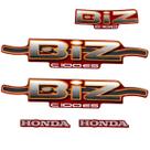 Jogo De Faixa Adesivo Completo Biz 100 Es 2002 Vermelho