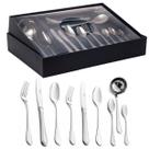 Jogo De Faqueiro Com 101 Peças Wolff Linha De Aço Inox Caixa Litograf Jogo De Faqueiro Com 101 Peças Wolff Linha De Aço Inox Caixa Litograf