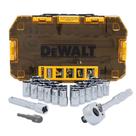 Jogo de Ferramentas 1/2" com Catraca 144T 23 Peças Dewalt