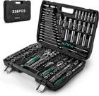 Jogo De Ferramentas Chave Allen Catraca Kit 216 Peças Completo Com Maleta