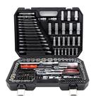Jogo de ferramentas, encaixe 1/2, 3/8, 1/4, cromo vanadio, maleta plastica, 216pcs // mtx