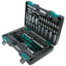 Jogo de ferramentas, encaixe 1/2pol. e 1/4pol., crv, maleta plastica, 109pcs // stels