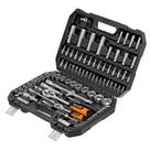 Jogo de ferramentas, encaixe 1/2pol. e 1/4pol., maleta plastica, 94pcs // sparta