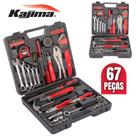 Jogo De Ferramentas Kajima JFH67P Profissional Com 67 Peças Sistema Soft Grip Maleta Plástica