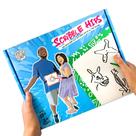 Jogo de festa Barry & Jason Scribble Hips para adultos e adolescentes