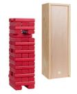 Jogo de festa de empilhamento de blocos de madeira WE Games Tumble Tower