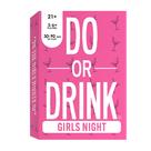 Jogo de festa Do or Drink Girls Night” com 250 cartas para adultos