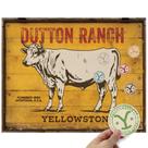 Jogo de festa Pin-The-Tail Yellowstone Blindfolded Cattle