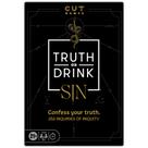 Jogo de festa Truth or Drink: Sin Edition Cut 250+ perguntas