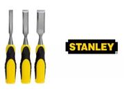 Jogo De Formão Stanley Profissional E Original 3 Pçs