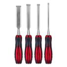 Jogo de Formões 6-12-18-24mm 4PCS Aço CrV 60HRC MTX