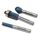 Jogo de Fresa 1/4"" Com 3 Peças - D16461 - MAKITA