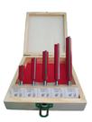 Jogo de fresa reta longa para tupia haste 6mm luthier