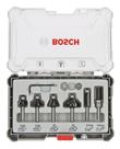 Jogo De Fresas Tupia Para Madeira 6mm Kit Com 6 Peças Bosch