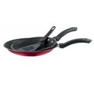 Jogo de Frigideiras 3 Peças Antiaderente Francesa 22cm/18cm com Espátula Excelente Qualidade Enjoy Alumínio Cinthya