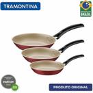 Jogo de Frigideiras Tramontina Starflon Max 3 Pçs Original