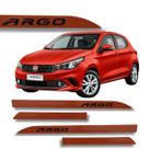 Jogo de Friso Fiat Argo Lateral Porta Ponta de Faca Grafia Cores Jogo de Friso Fiat Argo Lateral Porta Ponta de Faca Grafia Cores