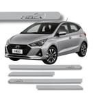 Jogo de Friso Hyundai HB20 Grafia Cromada Alto Relevo Ponta Redonda Cores Protetor de Porta Jogo de Friso Hyundai HB20 Grafia Cromada Alto Relevo Ponta Redonda Cores Protetor de Porta