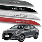 Jogo de Friso Hyundai HB20s Grafia Cromada Alto Relevo Ponta Faca Cores Protetor de Porta Jogo de Friso Hyundai HB20s Grafia Cromada Alto Relevo Ponta Faca Cores Protetor de Porta