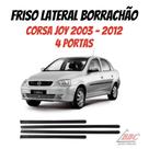 Jogo De Friso Lateral Borrachão Friso Corsa Joy 2003 - 2012 / 4 Portas Jogo De Friso Lateral Borrachão Friso Corsa Joy 2003 - 2012 / 4 Portas