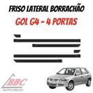 Jogo De Friso Lateral Borrachão Friso Gol G4 - 4 Portas