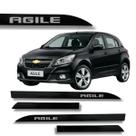 Jogo de Friso Lateral Chevrolet Agile Original Grafia Protetor de Porta