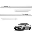 Jogo de Friso Lateral Corolla 2015 A 2024 Branco Lunar