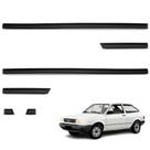 Jogo de Friso Lateral Gol Voyage Parati Saveiro 1987 a 1992 Preto Modelo Original