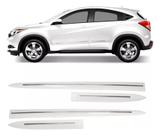 Jogo de Friso Lateral Hrv Hr-v 2016 a 2022 c/ Filete Cromado Cor:Branco Taffetá Sólido