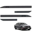 Jogo de Friso Lateral Jetta 2018 a 2024 Cinza Puro